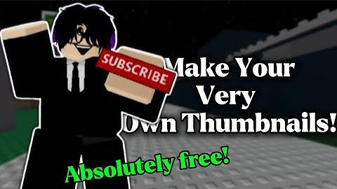 How To Make Roblox Thumbnails On Mobile/PC! (2025)