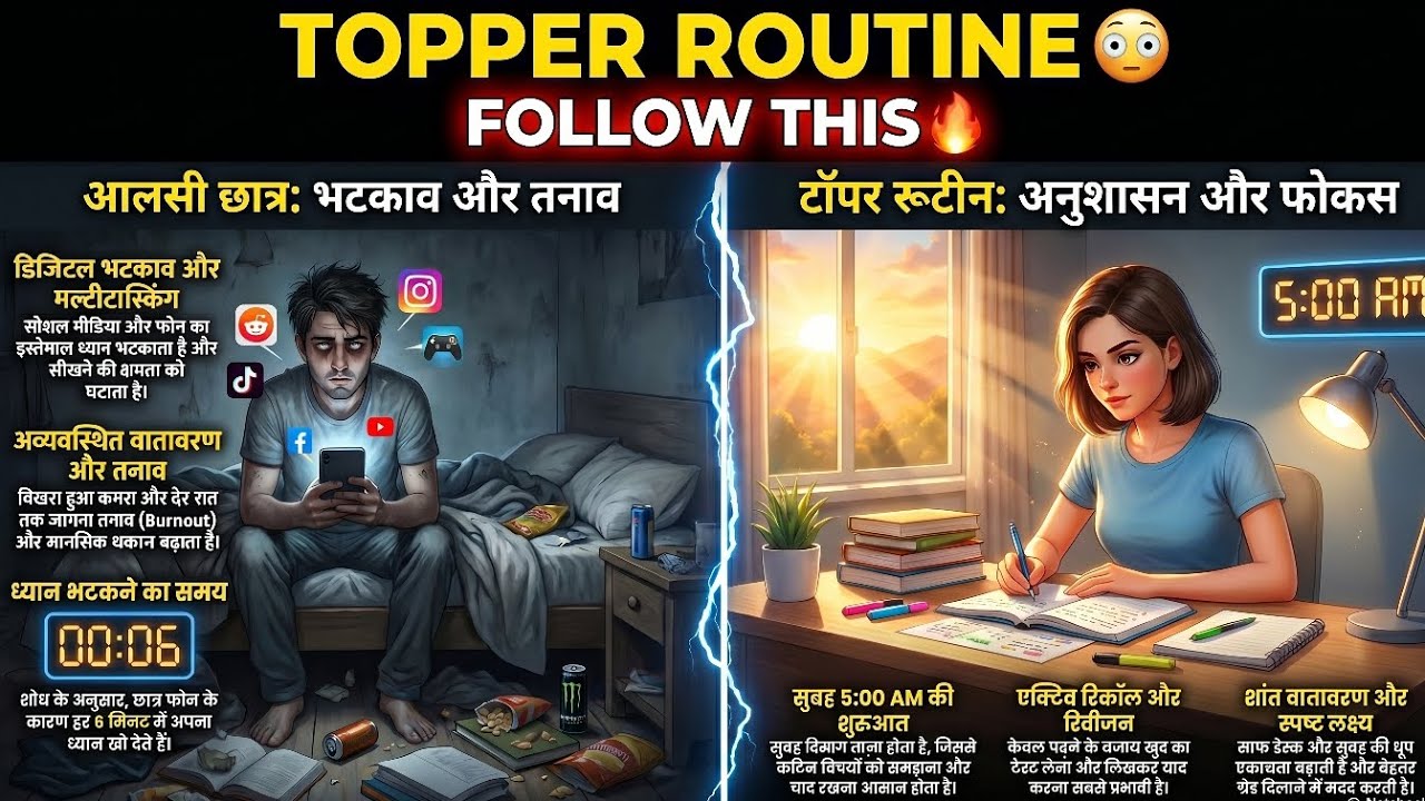 TOPPERS ROUTINE FOLLOW THIS | GOVT EXAMS | BOARD EXAMS | SSC EXAMS ...