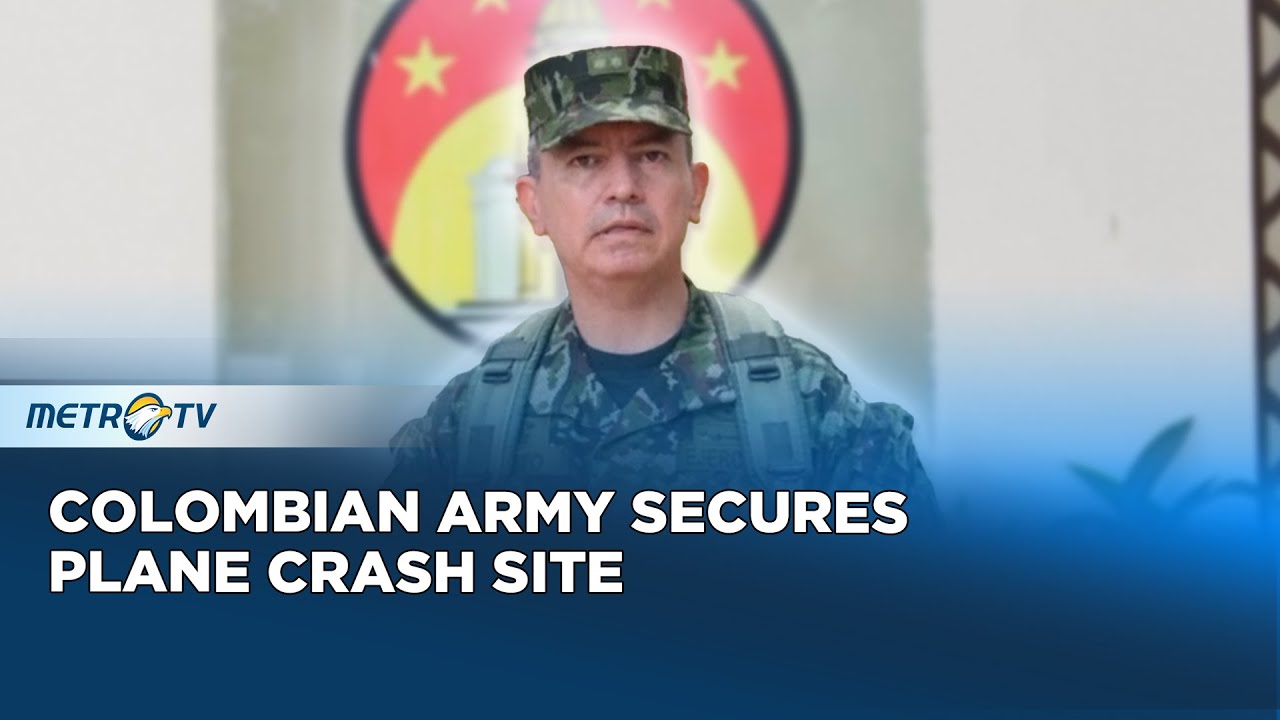 Colombian Army Assists in Securing Plane Crash Site