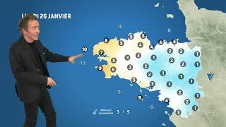 Bulletin Météo Pour Le Lundi 26 Janvier 2026