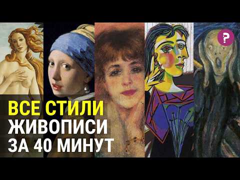 Самое краткое и понятное объяснение стилей живописи - от возрождения и импрессионизма до кубизма