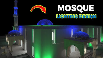 HOW TO MAKE MOSQUE LIGHTING DESIGN STEP BY STEP DIALUX EVO