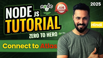 Node JS Tutorial in Hindi #60 Connect MongoDB Atlas with Node.js