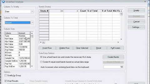 Stratifying Your Data Using ActiveData For Excel