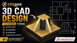 3D CAD Design – Reinforced Support Bracket | SolidWorks Tutorial