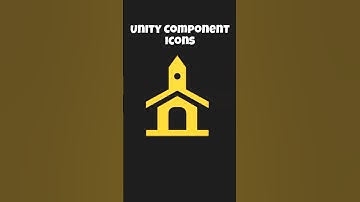 Can you recognise these Unity component icons? #unity #icons #gamedev