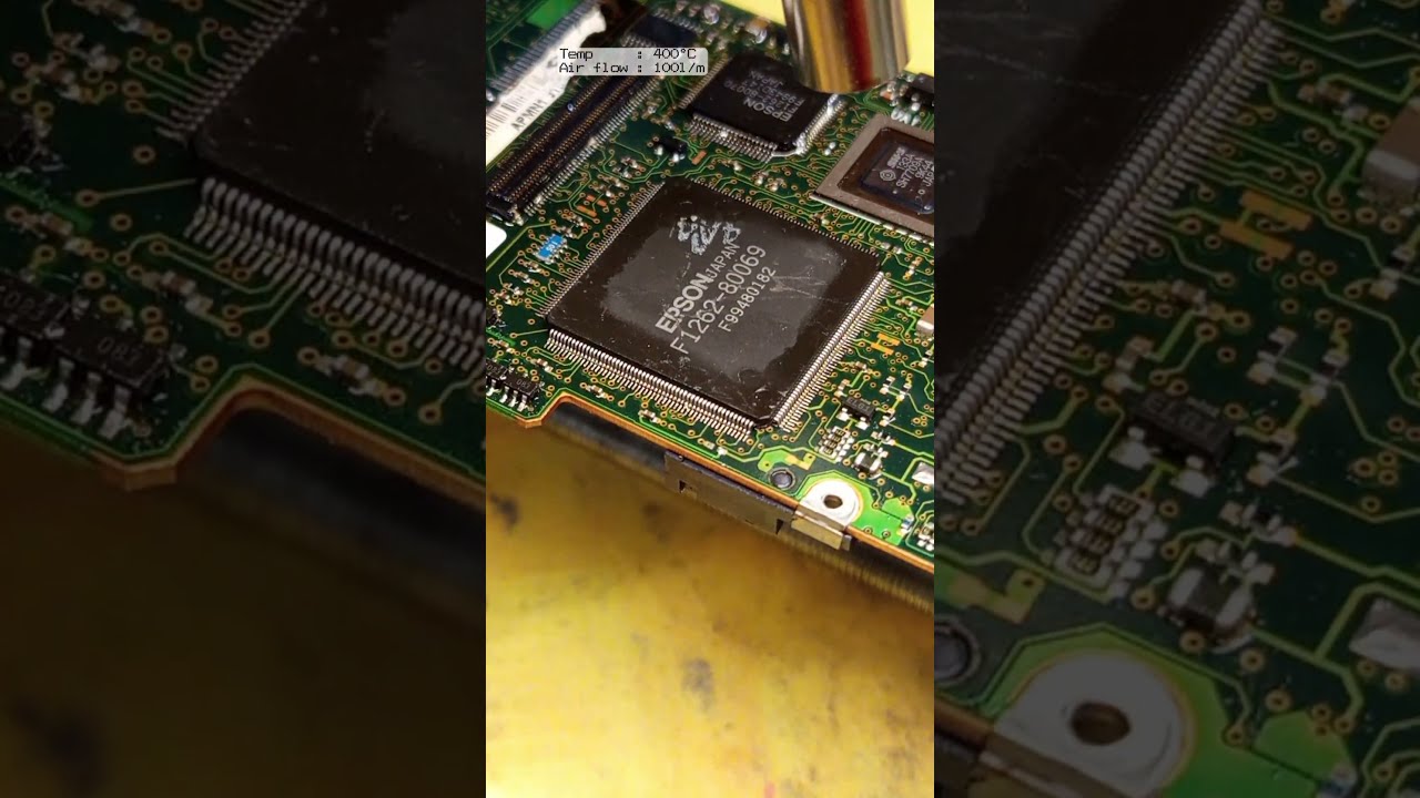 Hard Effort Remove Microchip F1262 80069 By Hot Air