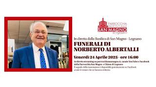 In diretta dalla Basilica di San Magno a Legnano: Funerali di Norberto Albertalli