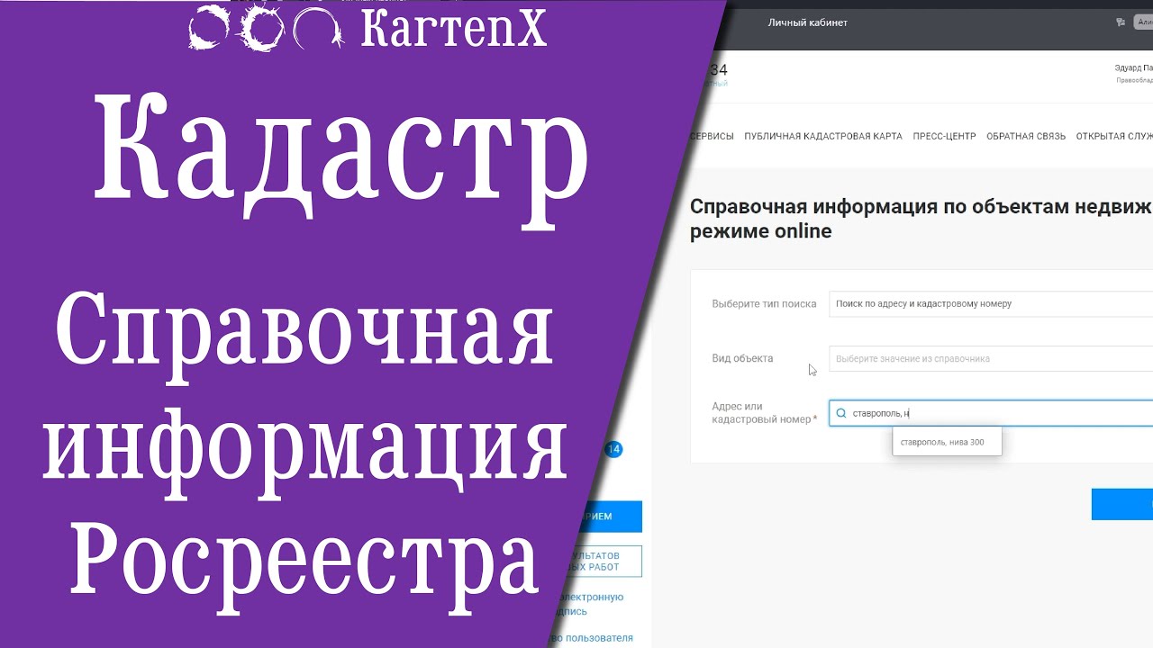 Кадастр: Справочная информация Росреестра