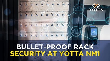 Inside Yotta NM1 Datacenter - Server Rack Security with Access Controlled Key Management System