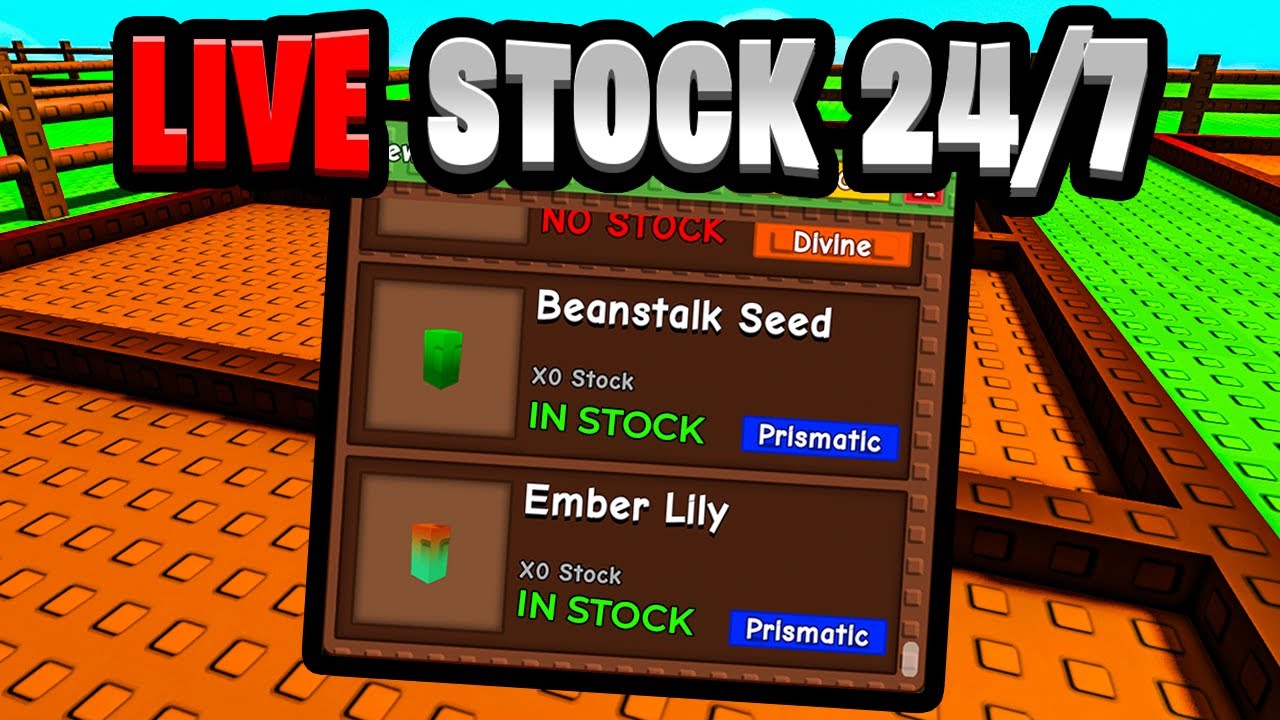 Grow A Garden Stock Live 🔴 Grow A Garden Live Stock and TRADE (REAL TIME)