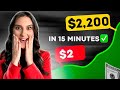 Binary options trading strategy  from 2 to 2200in 15 min  earn money for new iphone 15 pro