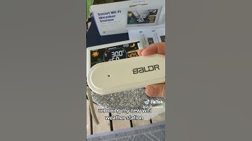 Smart WiFi Weather Station Unboxing