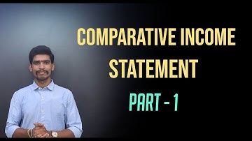 Comparative Income Statement in Kannada.