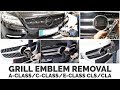 Mercedes benz grill emblem removal aclass cclass eclass cls cla