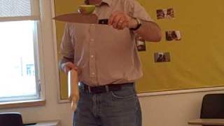 Unsafe Science: Newton's Apple Demonstration
