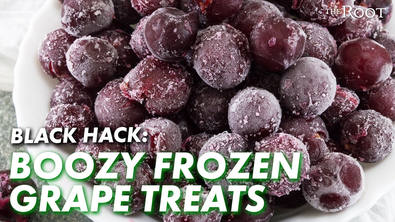 DIY Boozy Frozen Grapes | Black Hack - YouTube