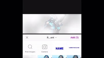 How to make a FORTNITE *Header* on MOBILE (iOS/Android)