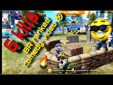 BR Ranked 6 kill funny video | funny videos | free fire funny videos ...