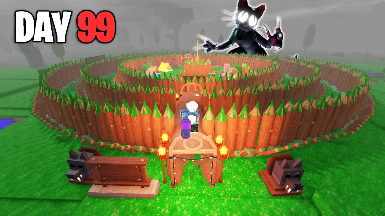 I Built Poisoned Wall Base & Speedran Jungle Biome 2 in 99 Nights