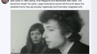 Bob Dylan 1964 talking to Time & Newsweek