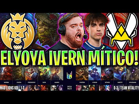 IBAI CONFÍA EN ELYOYA CON SU MÍTICO IVERN! | MDK vs VIT LEC VERANO 2024 ESPAÑOL IBAI COSTREAM