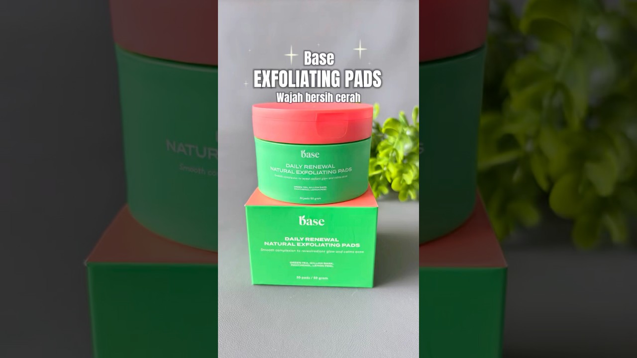 Exfoliating pads untuk wajah bersih 