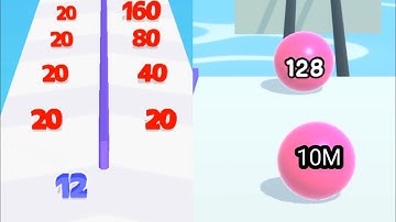 Number Master Vs Ball Run 2048| All Levels| New Apk Update | Android & Ios Gameplay|