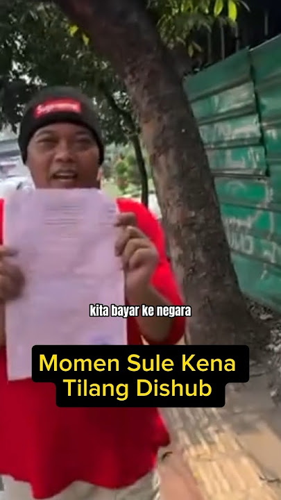 Sule got a ticket from the Transportation Agency because his vehicle inspection had expired #sule...