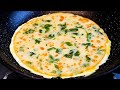 5 Minutes Ready! Quick Flatbread Make With Liquid Dough! No Yeast, No Kneading, No Rolling