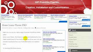 Premium WP Theme - Home Loans - AdSense Optimized Theme