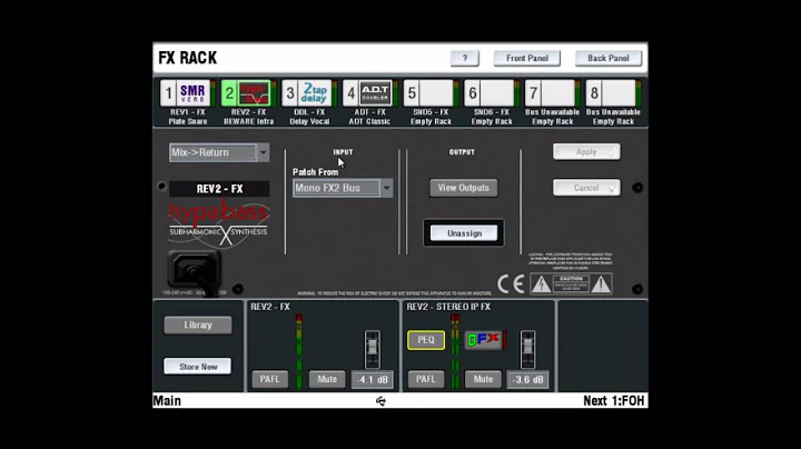 Allen & Heath iLive Dual MixRack Setup