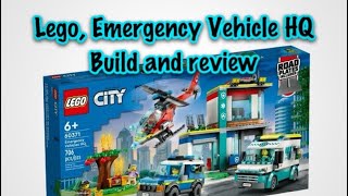 Building and reviewing the Lego Emergency Vehicles HQ