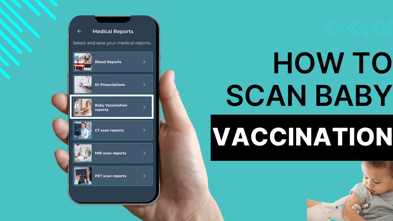 How to Scan and Store Baby Vaccination Report in Medugo App? - YouTube