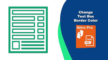 How to Edit Border Color of Fillable Form Text Fields in Nitro Pro PDF Editor