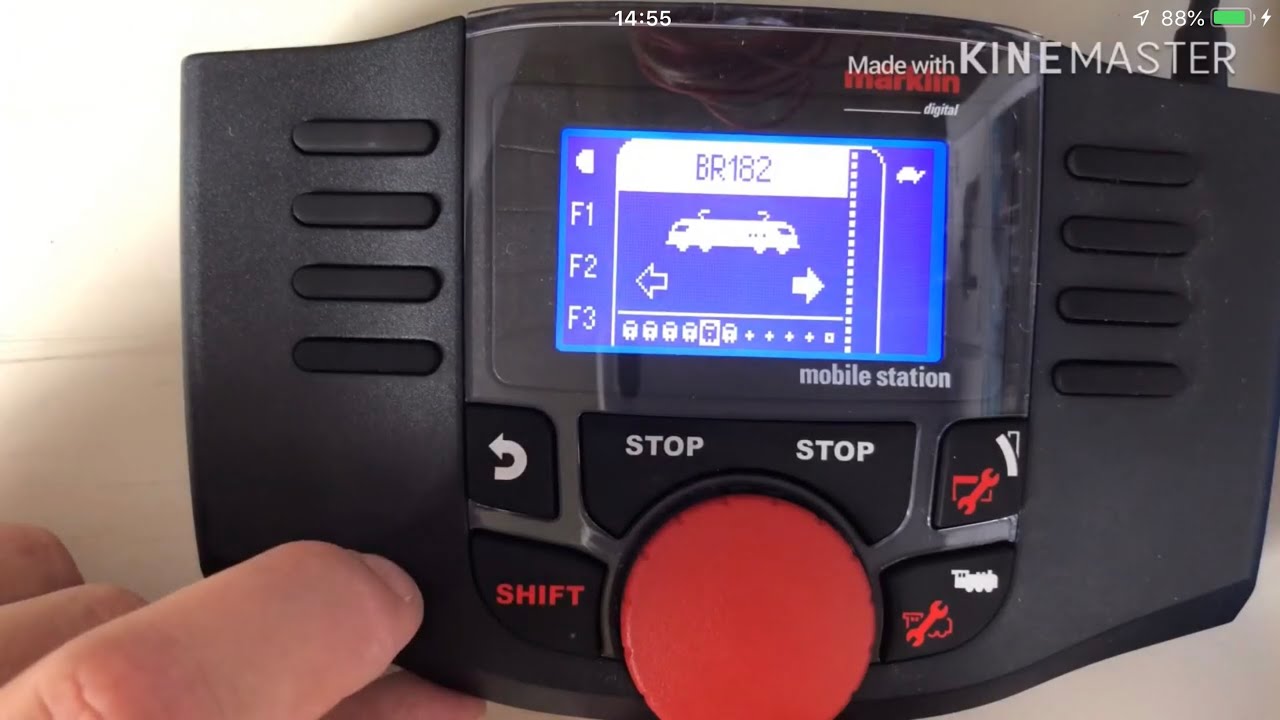 Z-scale programming the BR182 DCC with Mobile Station 2 - YouTube