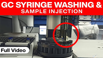 GCMS - Syringe Washing and Sample Injection | Learning with Khan