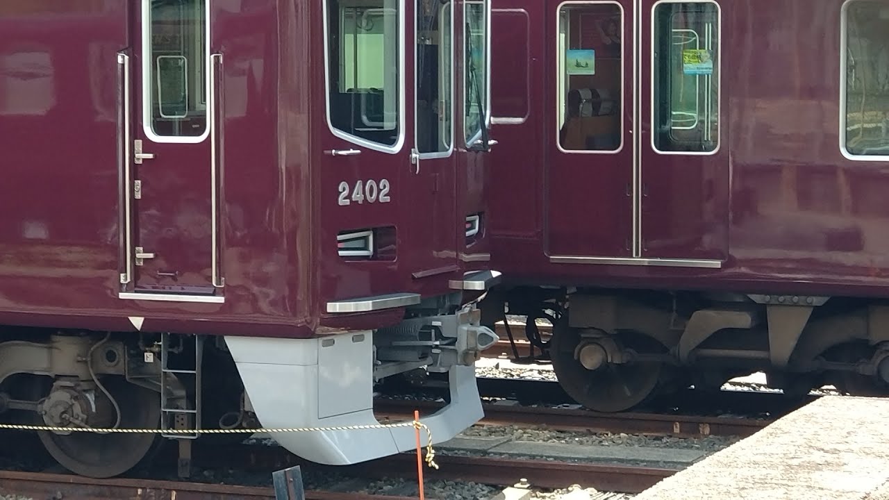 阪急 正雀 正雀車庫 C#5900放置中 C#5135留置中 C#5671放置中 2300系