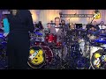 Owain Wyn Evans &amp; Drummers practise the BBC News theme tune | Children in Need 24hr Drumathon  2021