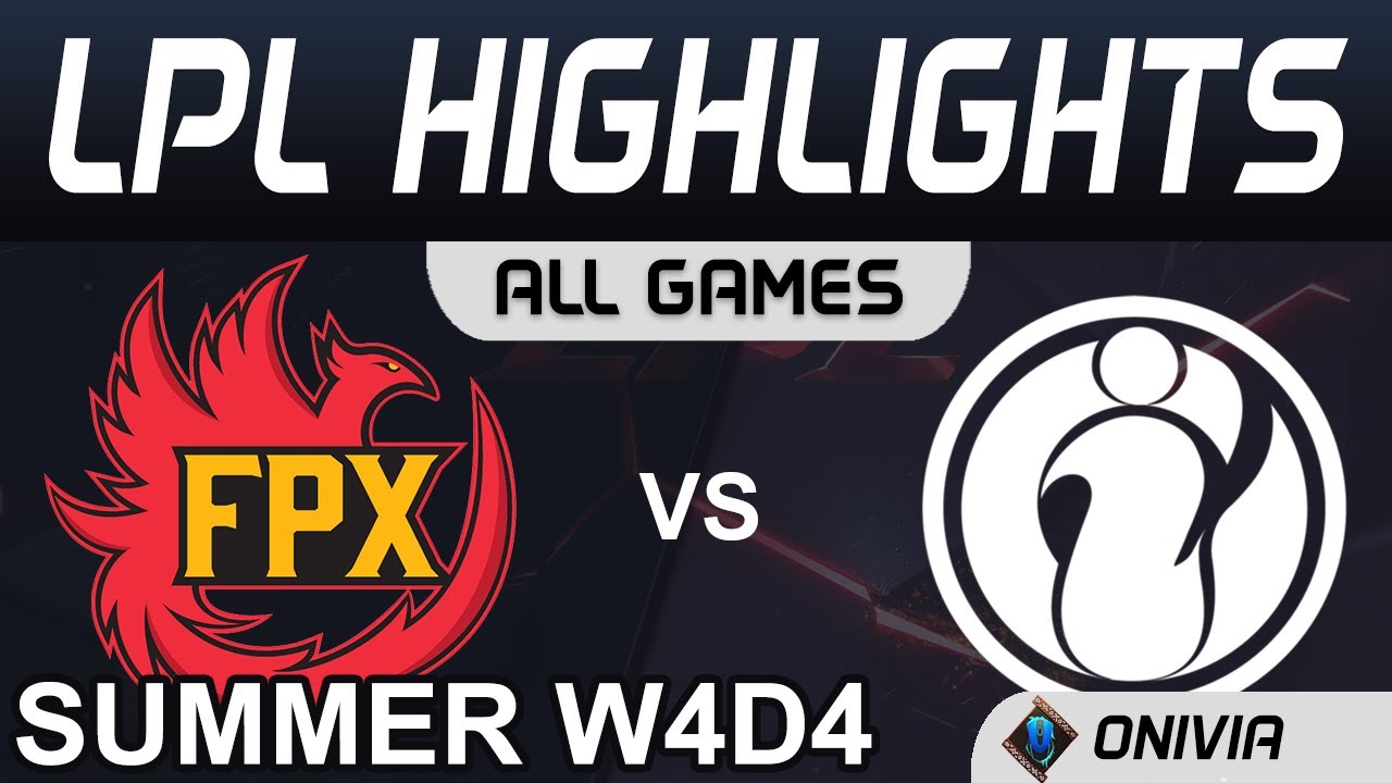 FPX vs IG Highlights ALL GAMES LPL Summer Season 2020 W4D4 FunPlus Phoenix vs Invictus Gaming by Oni