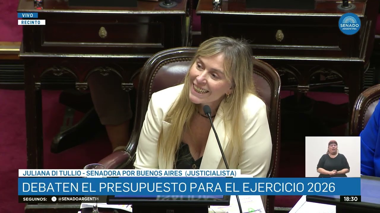 SENADORA JULIANA DI TULLIO - SESIÓN PÚBLICA ESPECIAL 26-12-25
