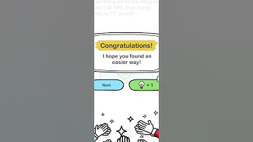 Brain out level 127 . In writing all of the integers from 1 to 199,how many time is