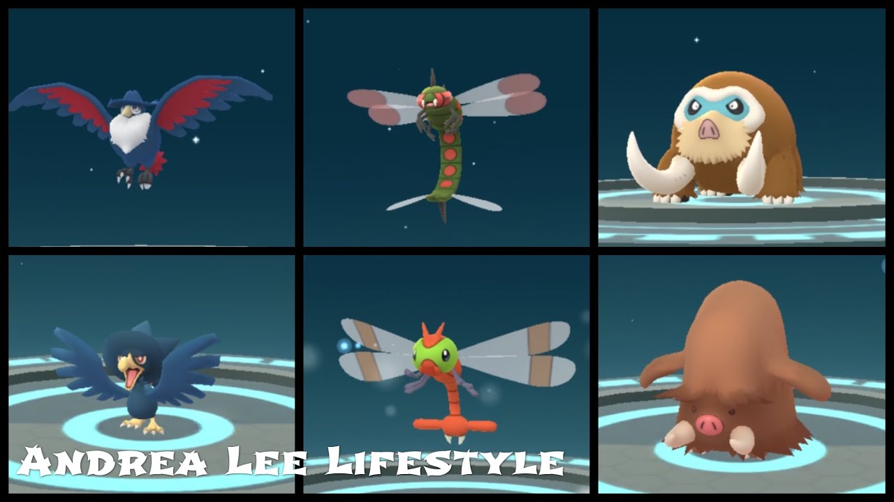 Pokemon Go 就用神奧石來進化寶可夢吧 長毛豬 蜻蜻蜓 黑暗鴨 イノムー Piloswine ヤンヤンマ Yanma ヤミカラス Murkrow Youtube