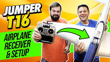 Jumper T16 Pro & R8 Airplane Receiver Review | Fixed Wing Setup Open TX