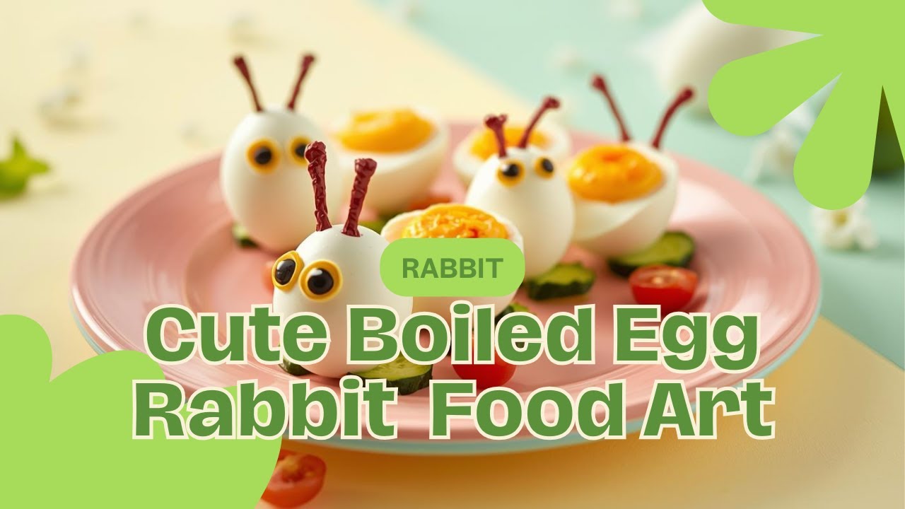 Fun & Healthy Snacks for Kids | Boiled Egg Decoration for Beginners 