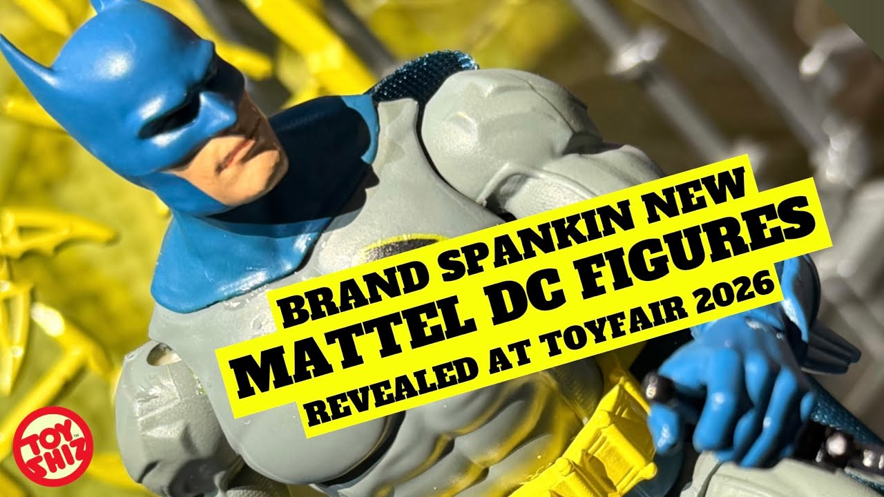 На выставке TOYFAIR 2026 были представлены новые игрушки Mattel по комиксам DC.