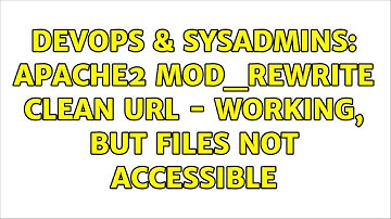 DevOps & SysAdmins: Apache2 mod_rewrite Clean URL - working, but files not accessible