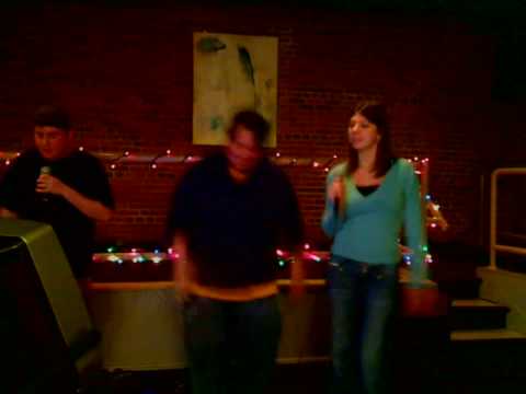 Cory and Carolyn Singing Karaoke - Late Night La S...