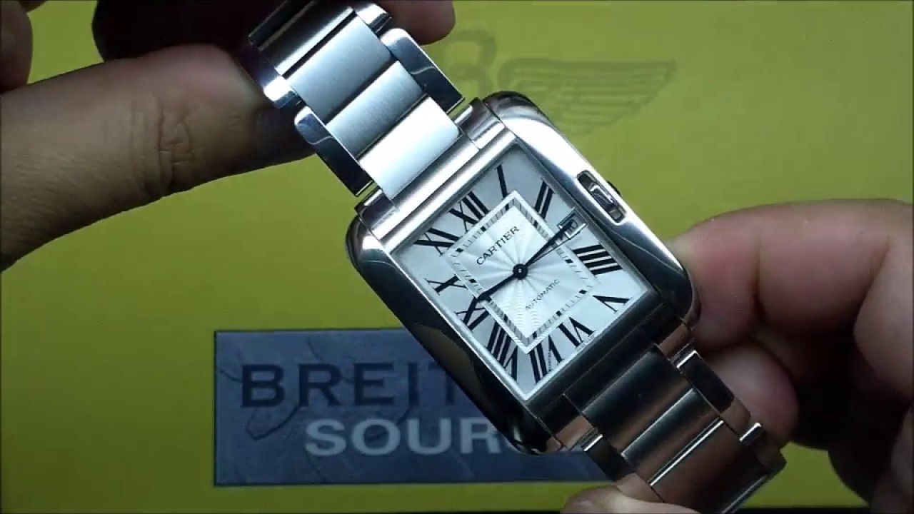 cartier tank anglaise men's watch