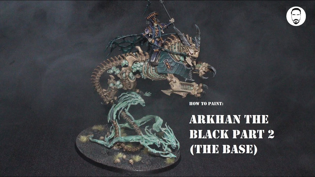 How to paint Arkhan the Black part 2 (the base) YouTube